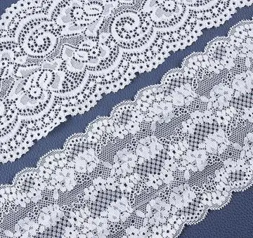 Stretch Lace Trim Nylon Spandex Elastic Lace