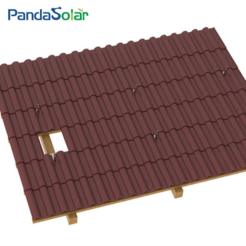 Custom Acero inoxidable Tile Flat techo gancho solar para solar Sistema de montaje