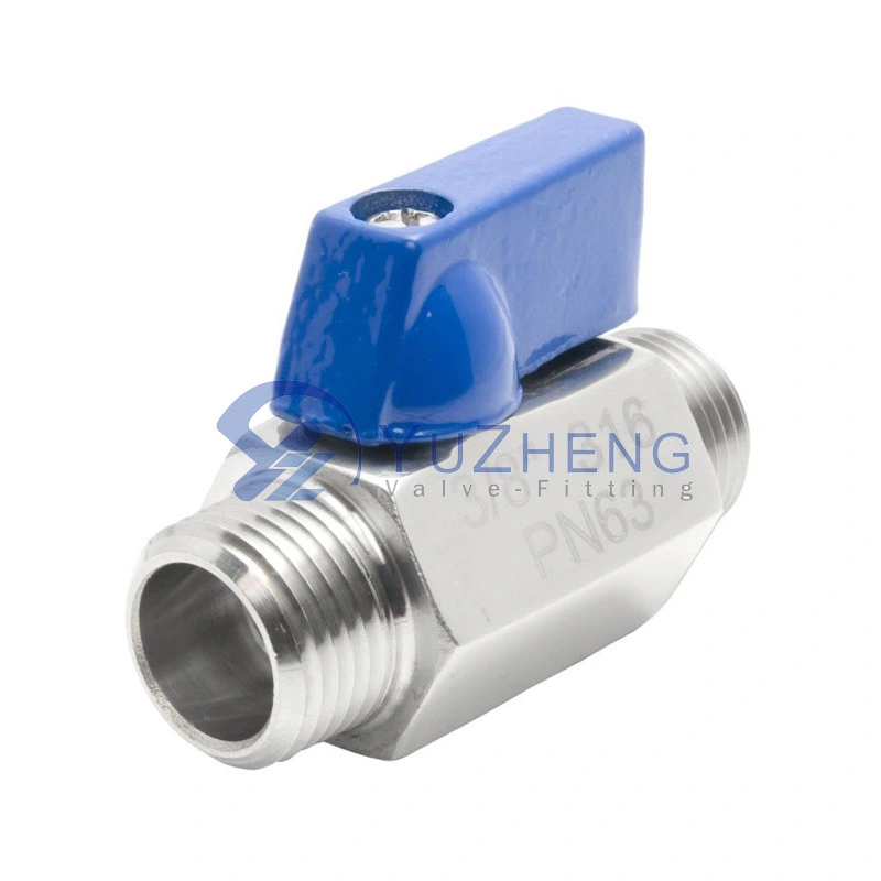 Dn15 1000wog Stainless Steel mm Mini Ball Valve with HS Code