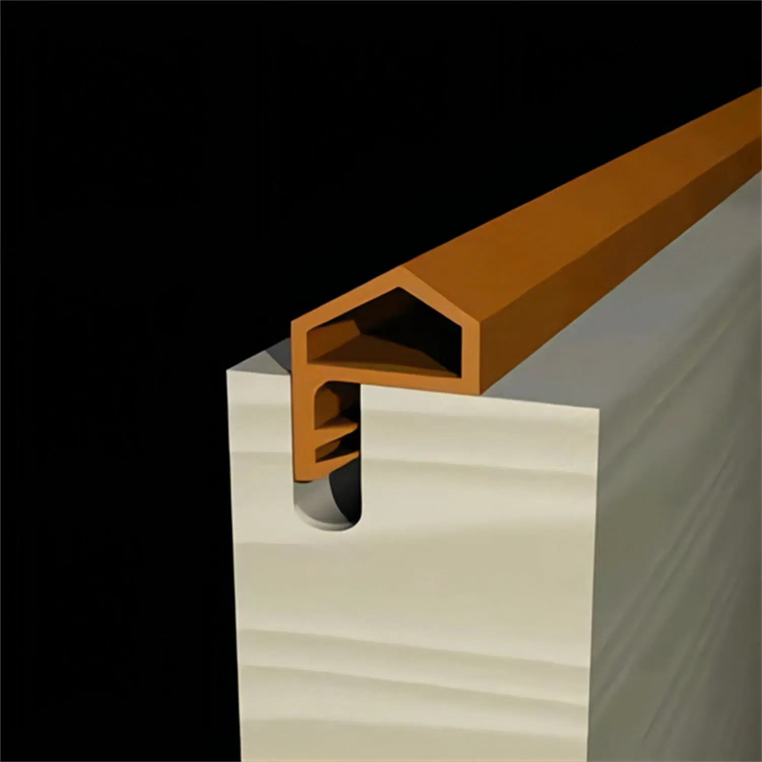 China Groove Frame PVC Sealing Strip for Doorstop to Reduce Noise and Light