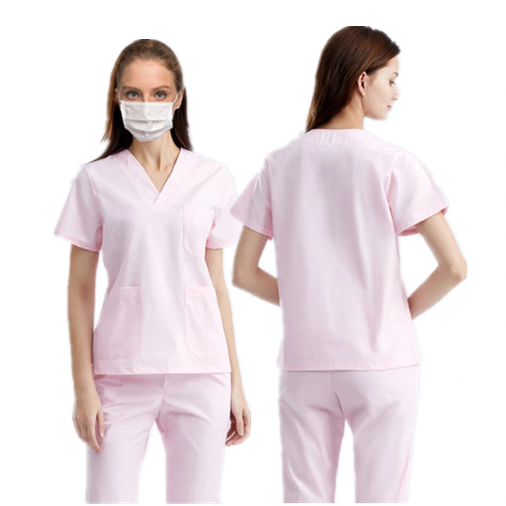 Operating Room Short Sleeve Hand Brush Doctor Nurse Short Sleeve Oral and Dental Work Clothes Scrub Suit