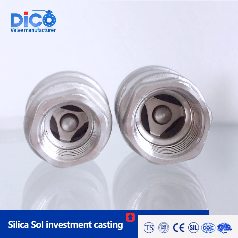 CE ISO Ts Industrial H12 200wog Stainless Steel Bsp BSPT Vertical Check Valve