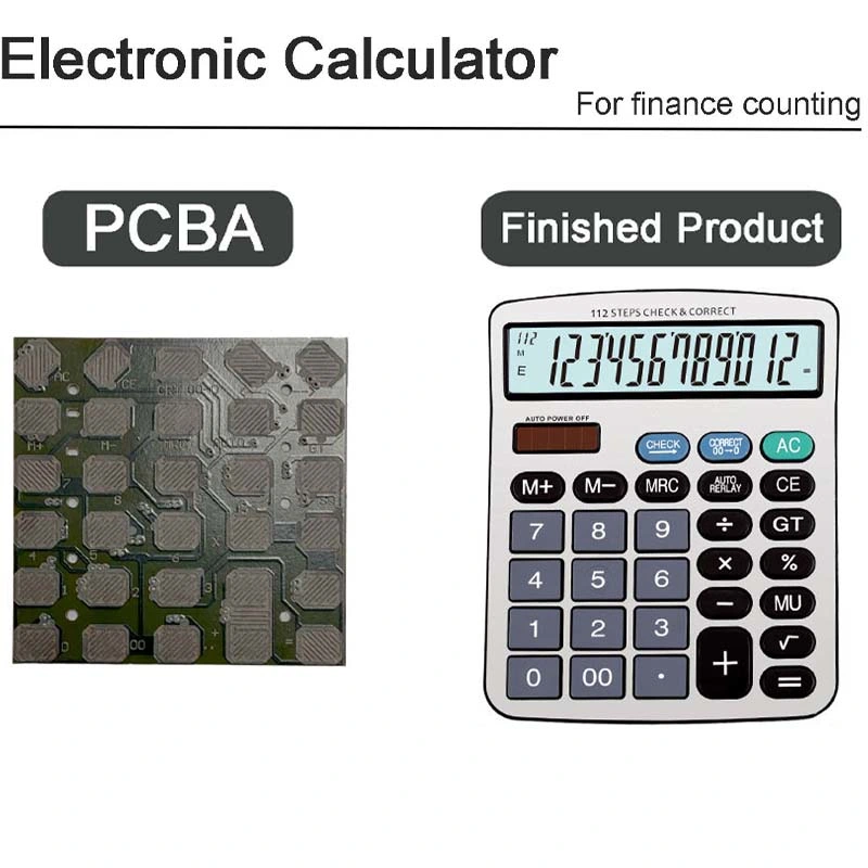 PCBA для Office School двойной Power Solar Электронный калькулятор