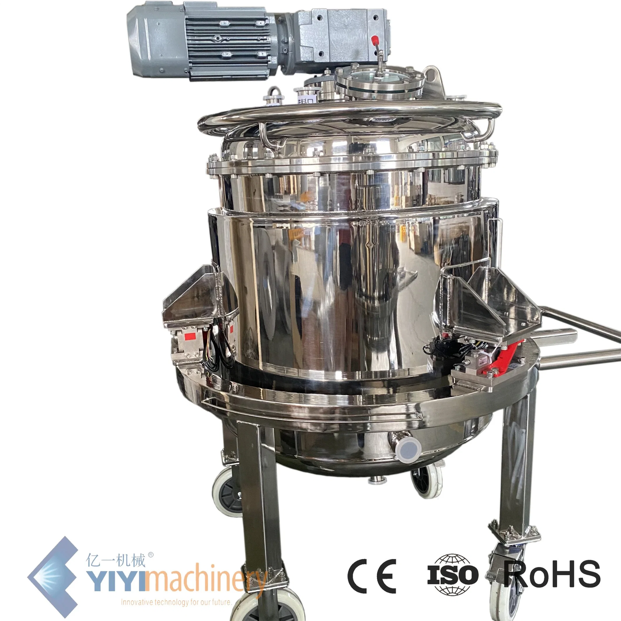 GMP Standard Stainless Tank Chemical Mixing Equipment Industrial Stirrer Machine