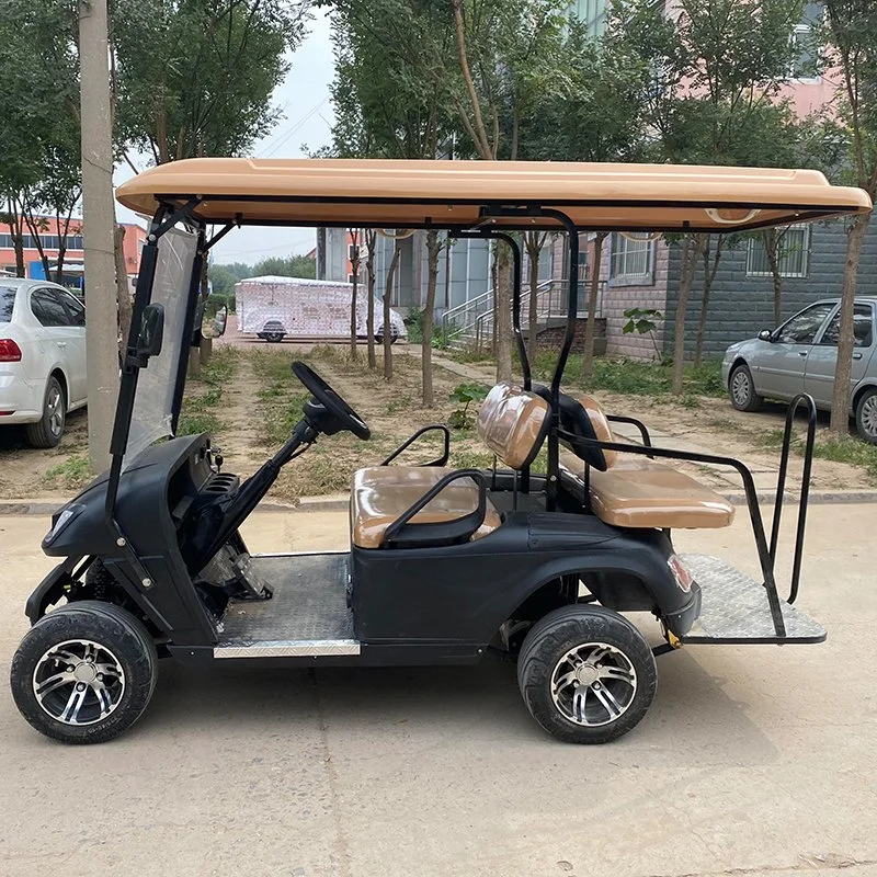 High Quality Golf Cart Promotional Price Lithium Battery 4 Seats Sightseeing Golf Cart