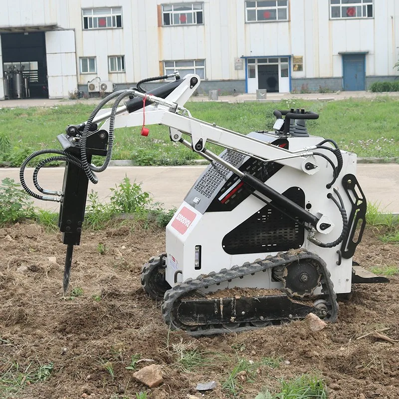 Hanyue Small Skid Steer Front End Loader Attachment Skid Steer Mini Skid Steer Loader