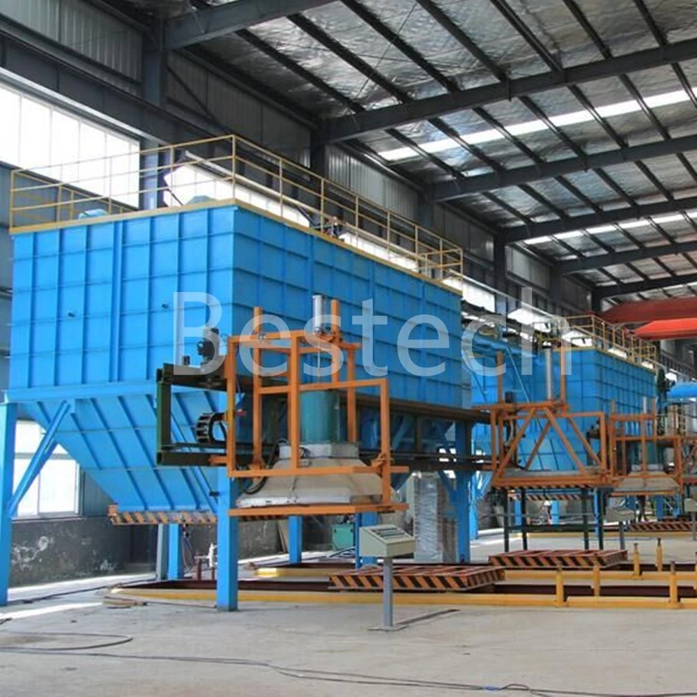 Horizontal Flaskless Automatic Sand Casting Machine, Valves and Brake Pad Casting Production Line