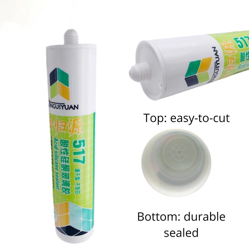 Price Acetic Multifunctional Gp One Component Silicon Adhesive Waterproof RTV Glass Glue for Window