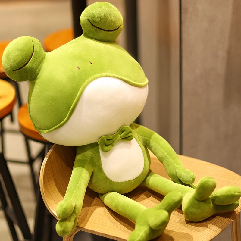 Comércio por grosso de brinquedo recheadas/Verde o Frog Prince Doll/Plush Pelúcia