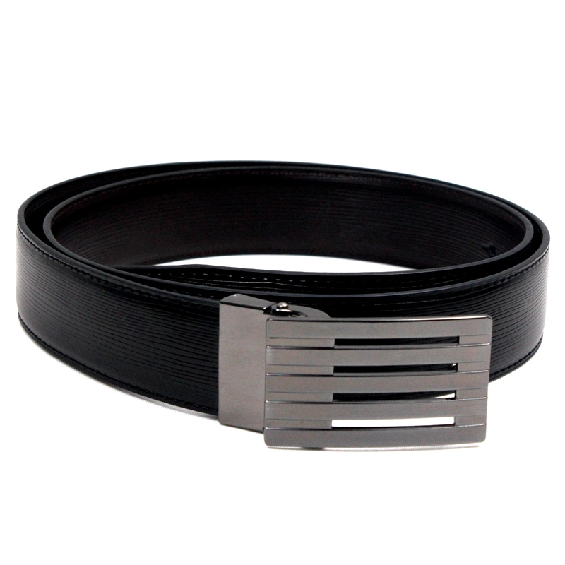 Classic Black Genuine Leather Belt for Man