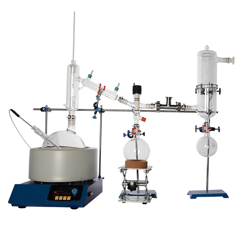 Vacuum Distillation Essential Oil Shortpath Distillation Set Lab Equipment