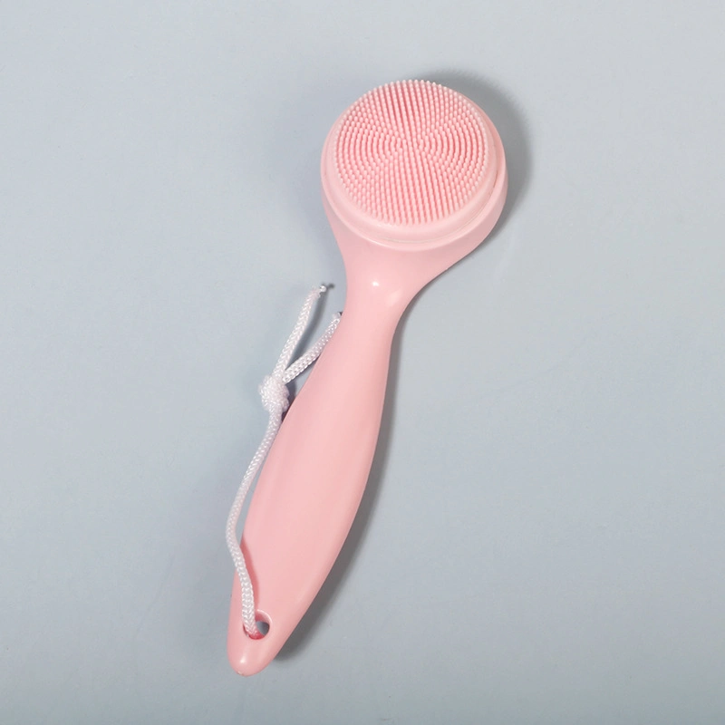 Long Handle Silicone Facial Cleaning Brush for Daily Use