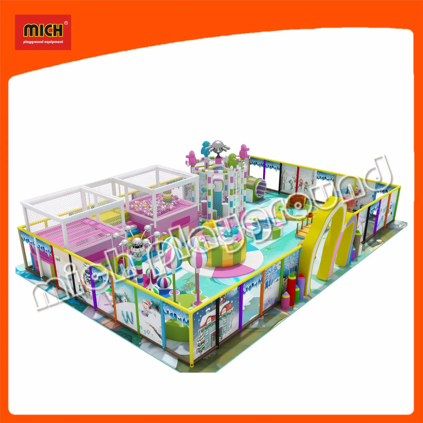 Mich Toddler Soft Play Toys Amusement Park