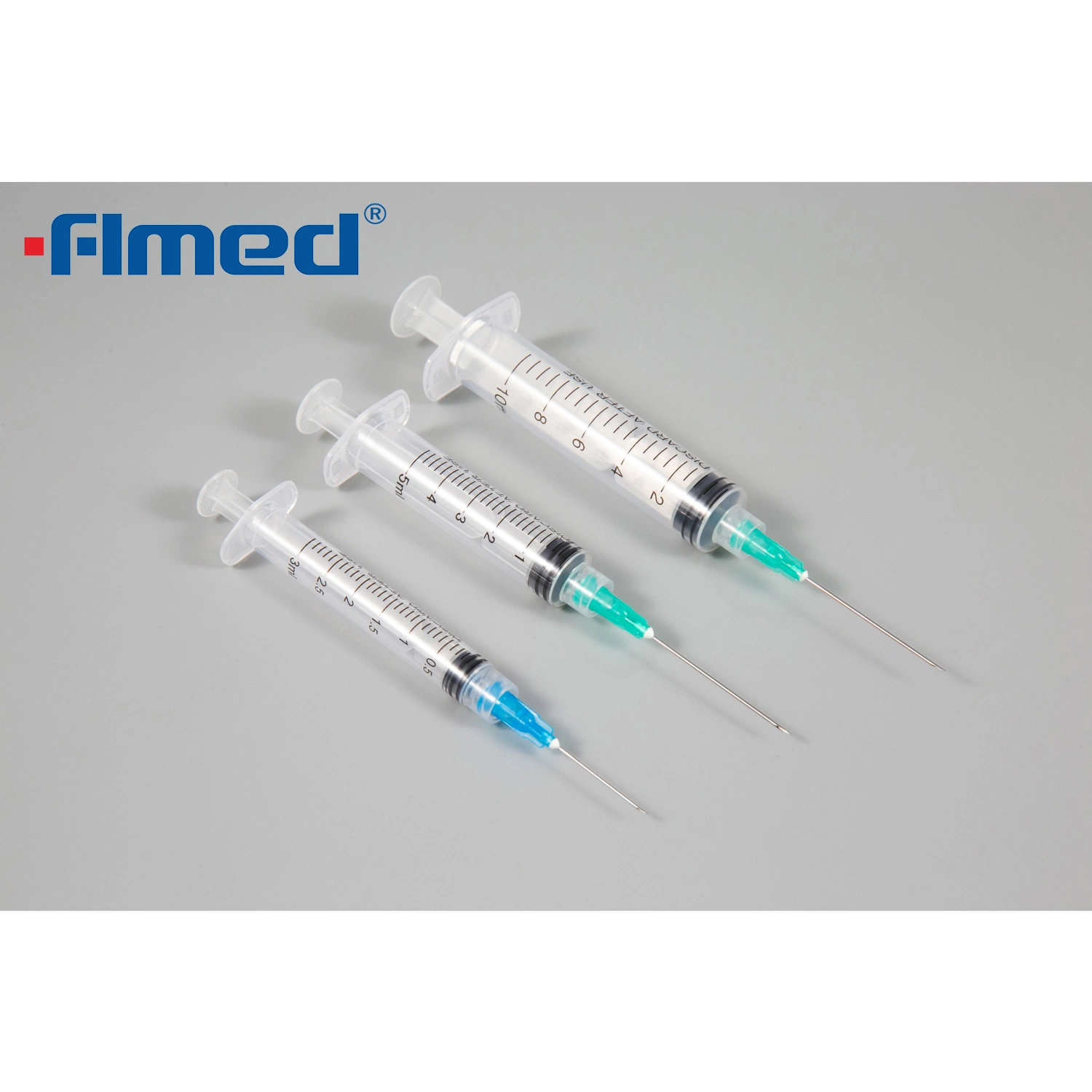 Seringue médicale jetable avec aiguille d'injection 1cc 2cc 3cc 5cc 10cc 20cc 50cc Approbation ISO13485 et CE.