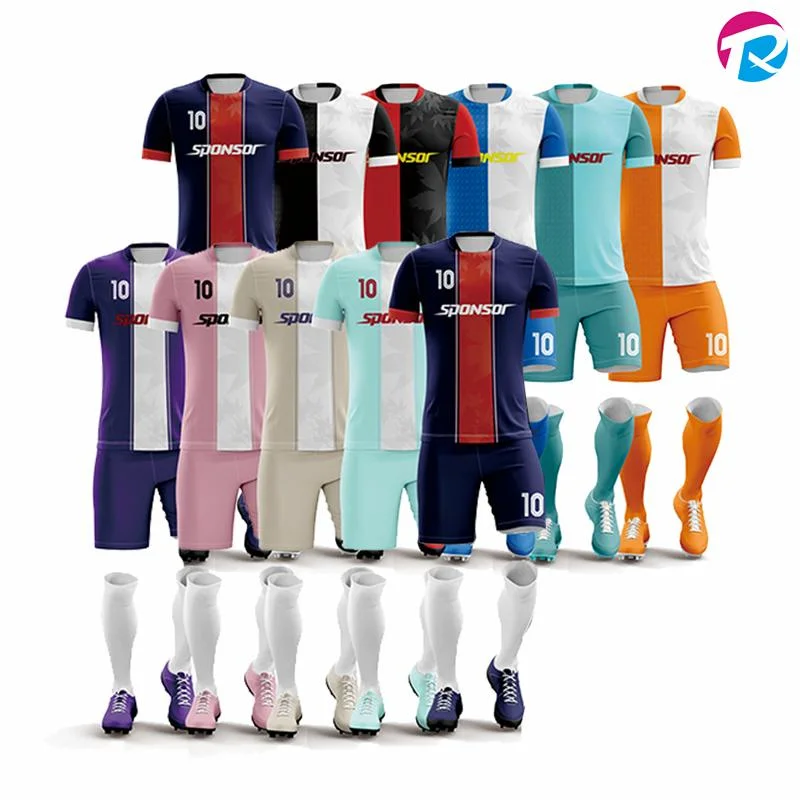 كرة القدم بالتشريح لباس الرجال لكرة القدم القمصان كرة القدم المخصصة ملابس رياضية لكرة القدم فريق موحد