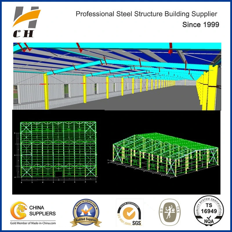 Factory Suppilers Prefab Light Steel Structure Broiler Layer Poultry Farm/Shed/House