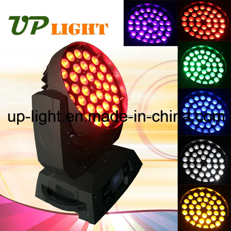 RGBWA UV 36*18W y 6 en 1 LED moviendo la cabeza de la luz de la etapa