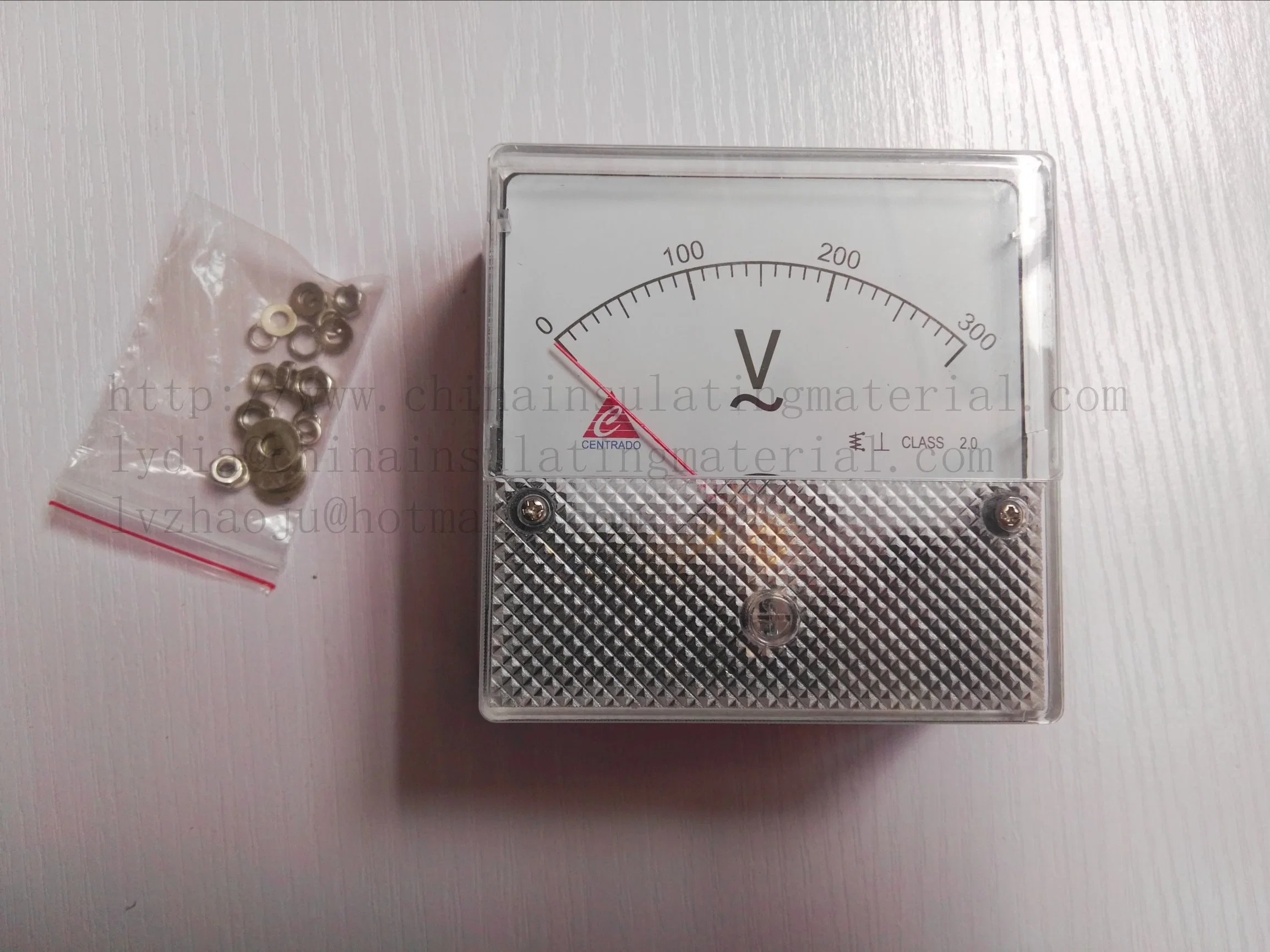Medidor de panel analógico electromagnético medidor de tensión AC DC Amperímetro y voltímetro
