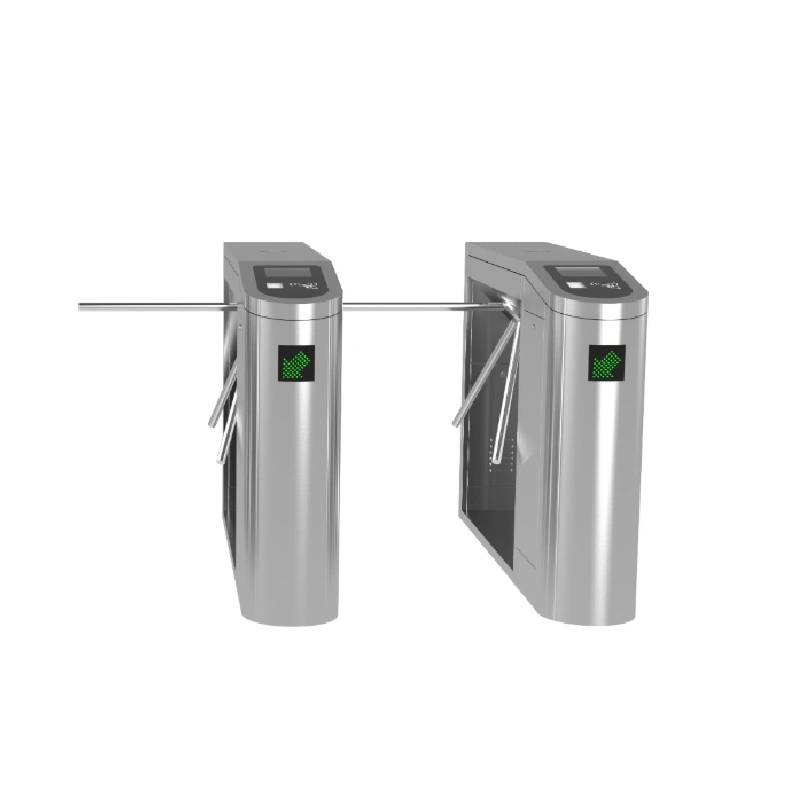 Infrared Touchless Exit Switch Pedestrian Security Double Direction Tripod Barrier Turnstile