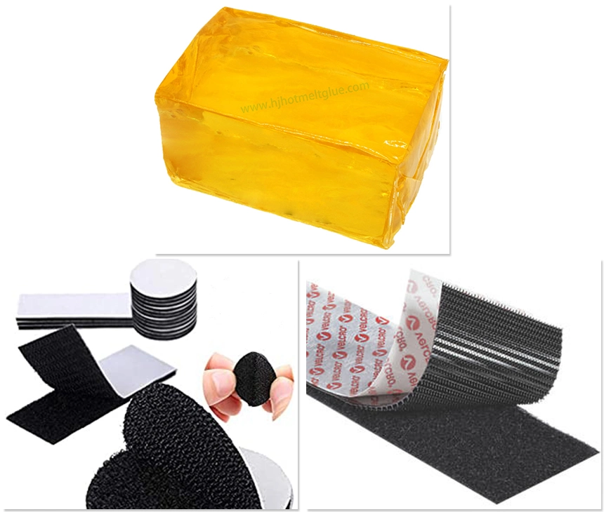 China Manufacture Velcro Hook and Loop Hot Melt Glue Used for Clothing, Shoes, Bags