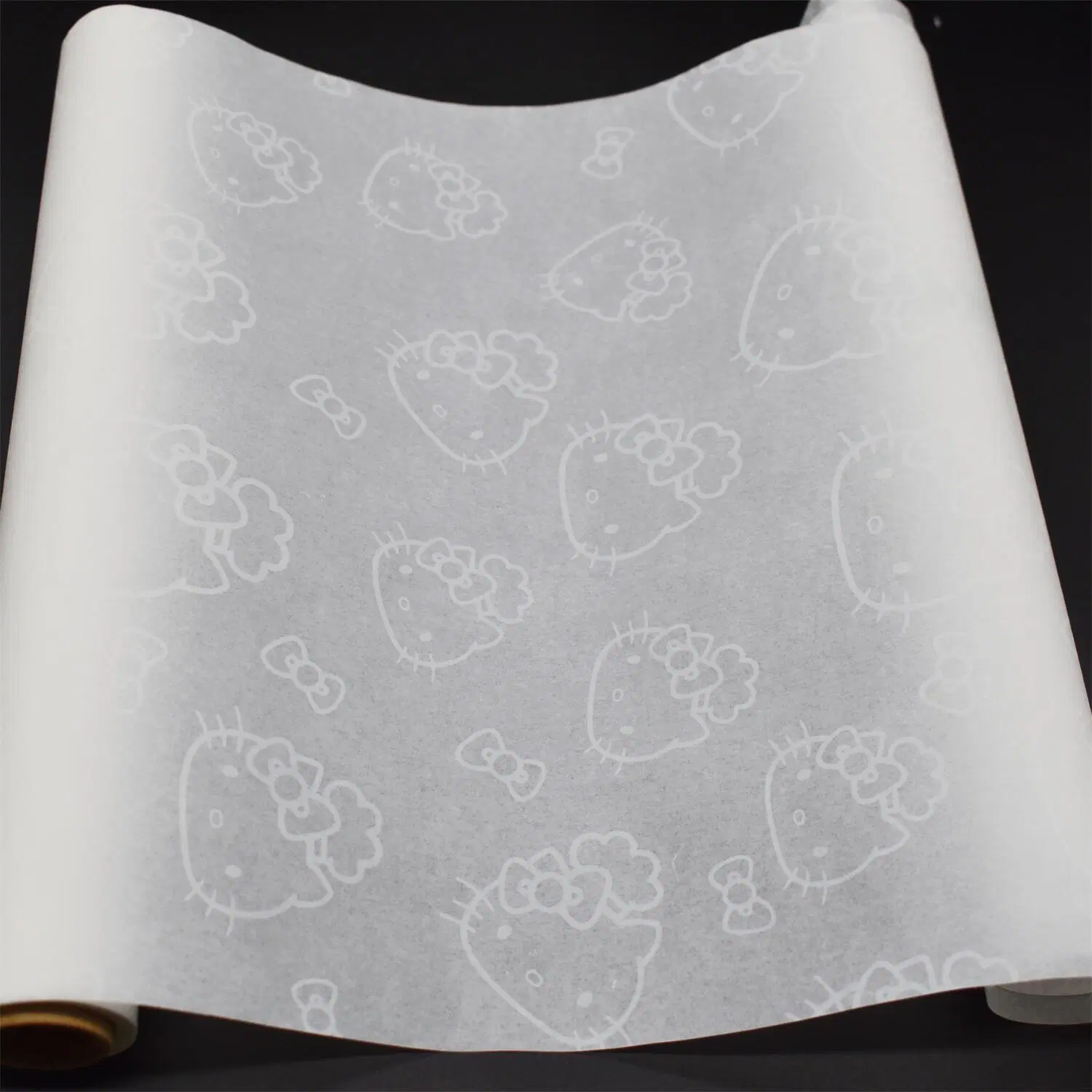 Hello Kitty recubierto de silicona impreso personalizado el bicarbonato de Papel pergamino