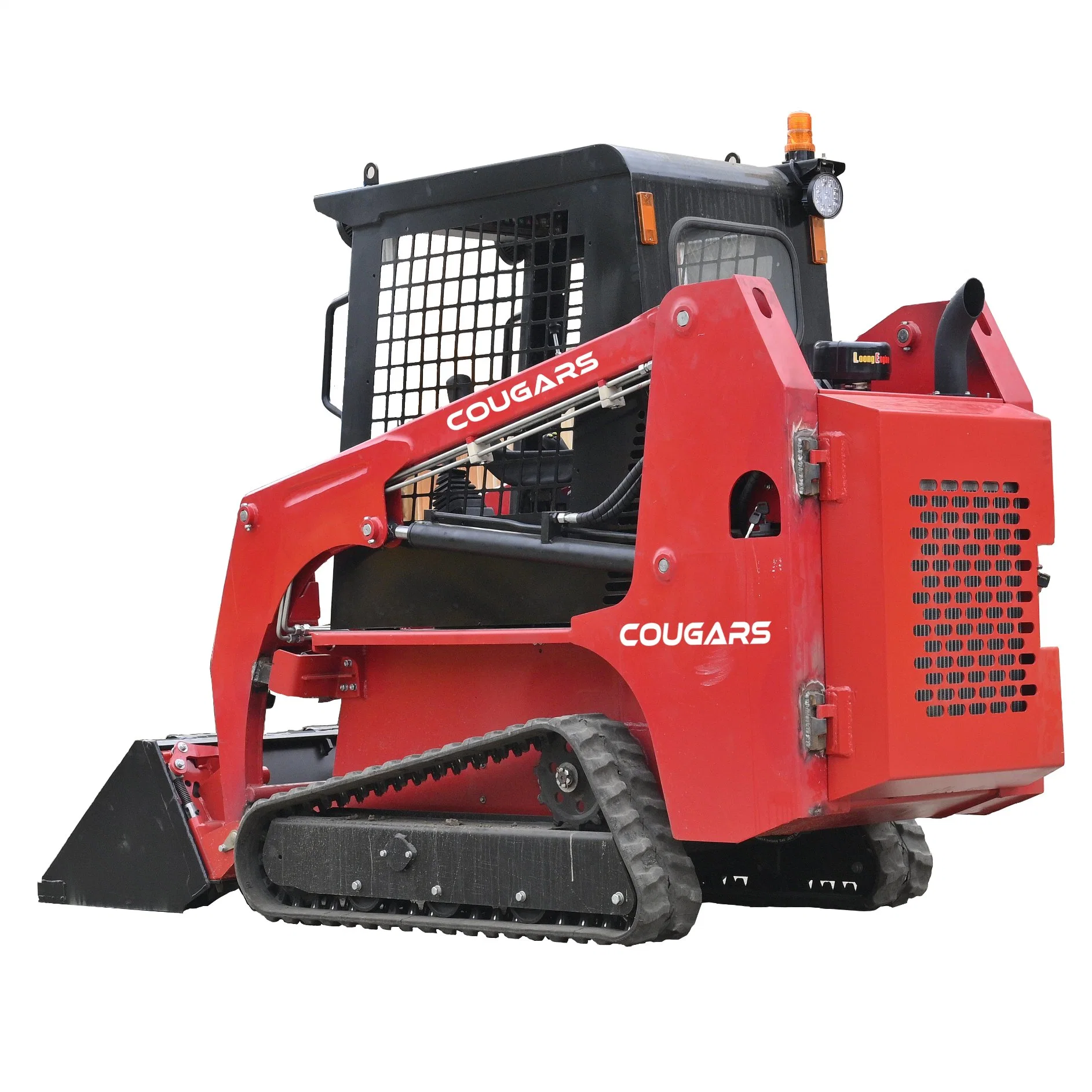 Cougars Compact S25 Skid Steer Loader with Advanced Backhoe Capability