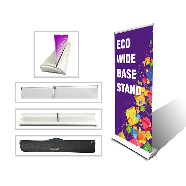 Economic Retractable Aluminum Scroll Roll up Banner Stand Display1 Buyer