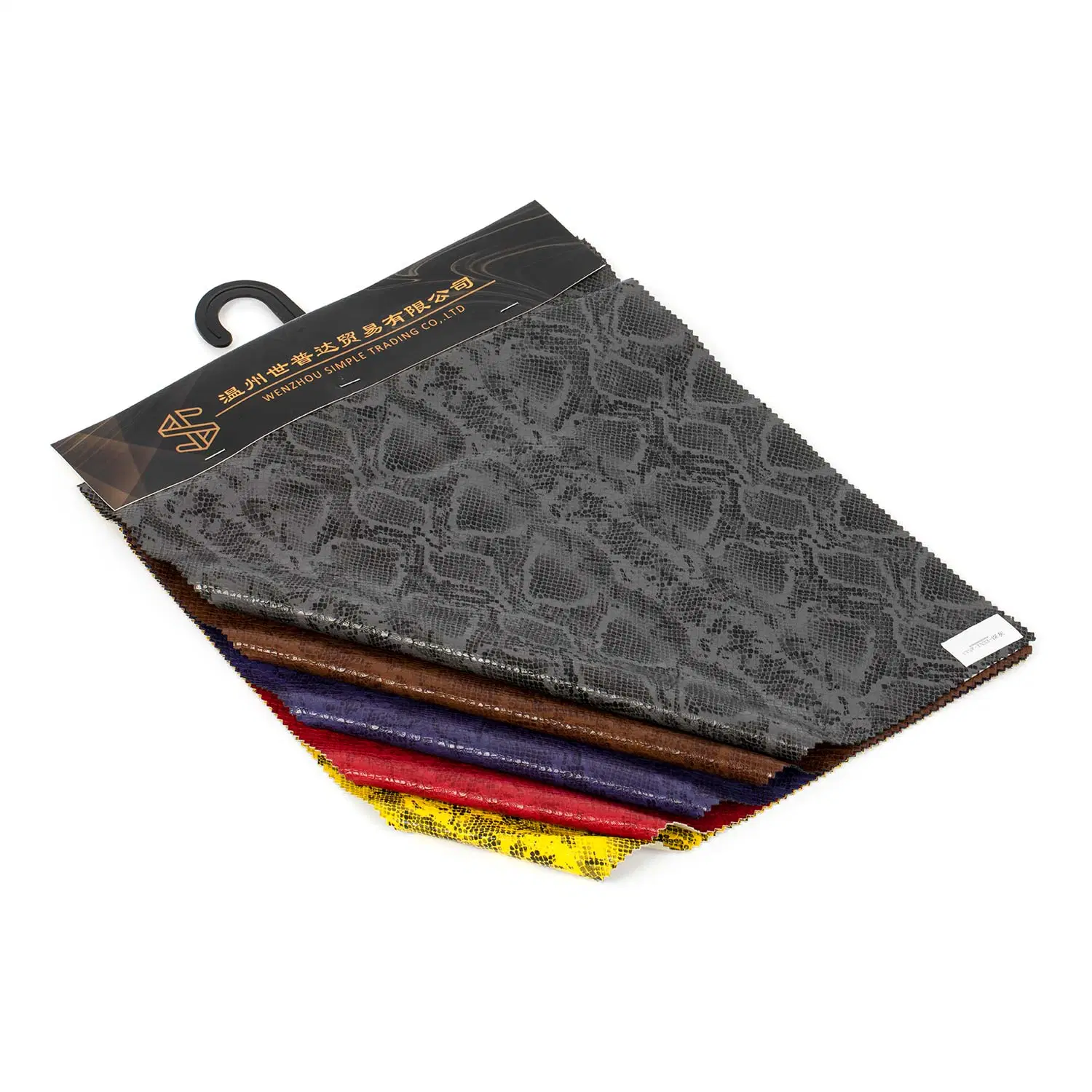 Certificated Embossing Hot Stamping Color Change PU Leather