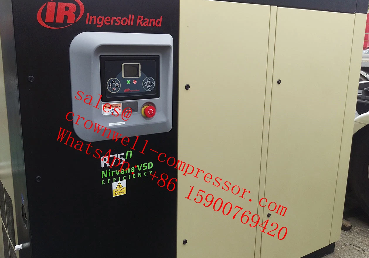 Ingersoll Rand compresor de aire de tornillo con inyección de aceite RS160I RS160 de 160kw a 50Hz, refrigerado por aire refrigerado por agua