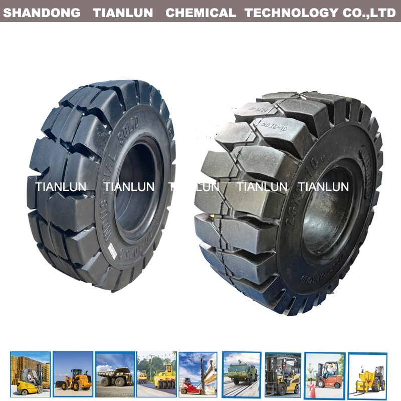 Forklift Solid Tire Factory Full Range of Solid Tire for Forklift Truck Press-on No-Marking White Big Forklift Tyre 800-16 900-16 825-16 650-16 750-16