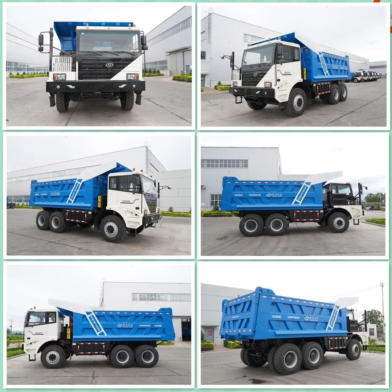 Know-How Trucks Factory Used Clear Dump Truck Electric Tipper in China Nke105D4