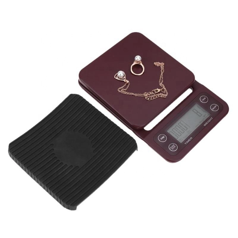 Multifunctional Kitchen Scale 3000g 1g Timing Coffee Scale