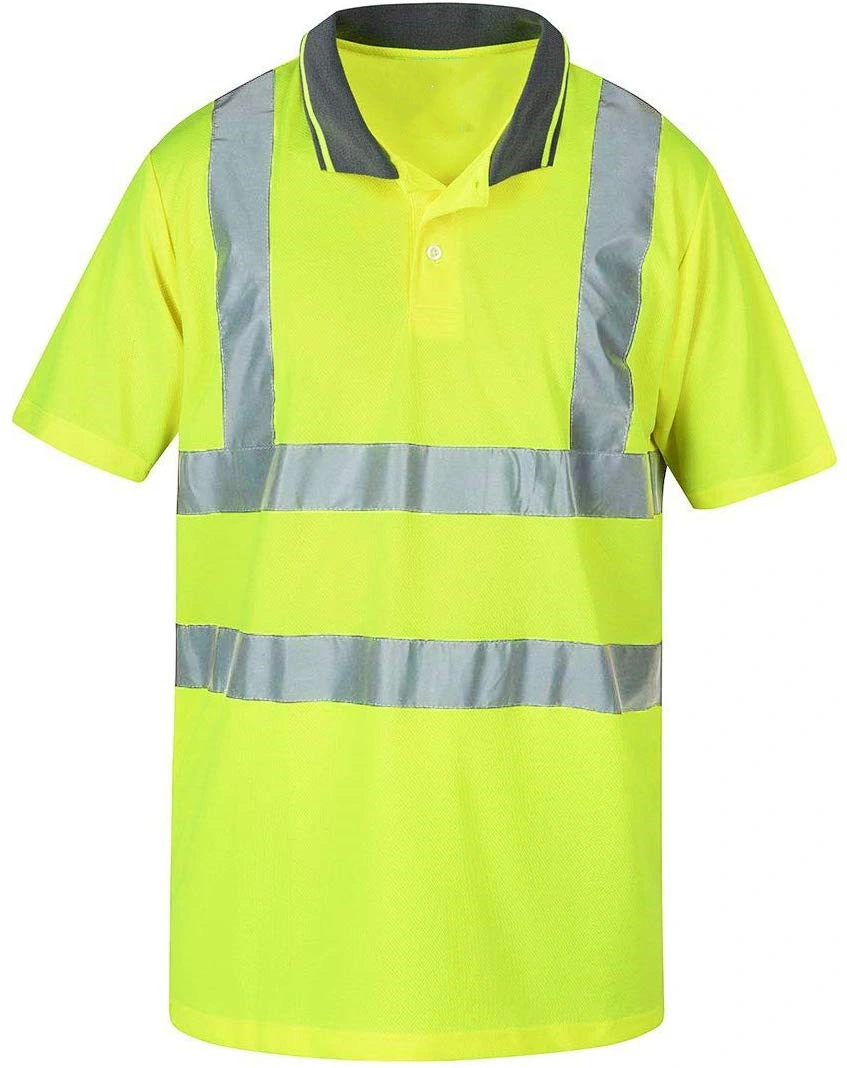 Safety Men Clothing Workwear High Visibility Polo Shirts