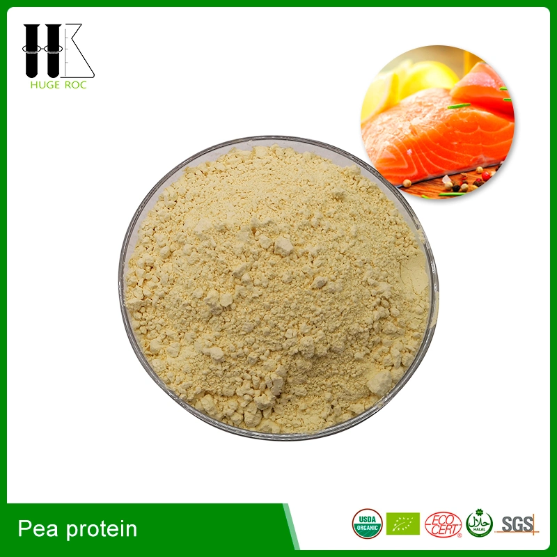 Кормовые добавки Pea Protein Isolate Spi90 25 кг Сумка для массовых грузов - Пищевые ингредиенты (органический и галальный ISO HACCP)