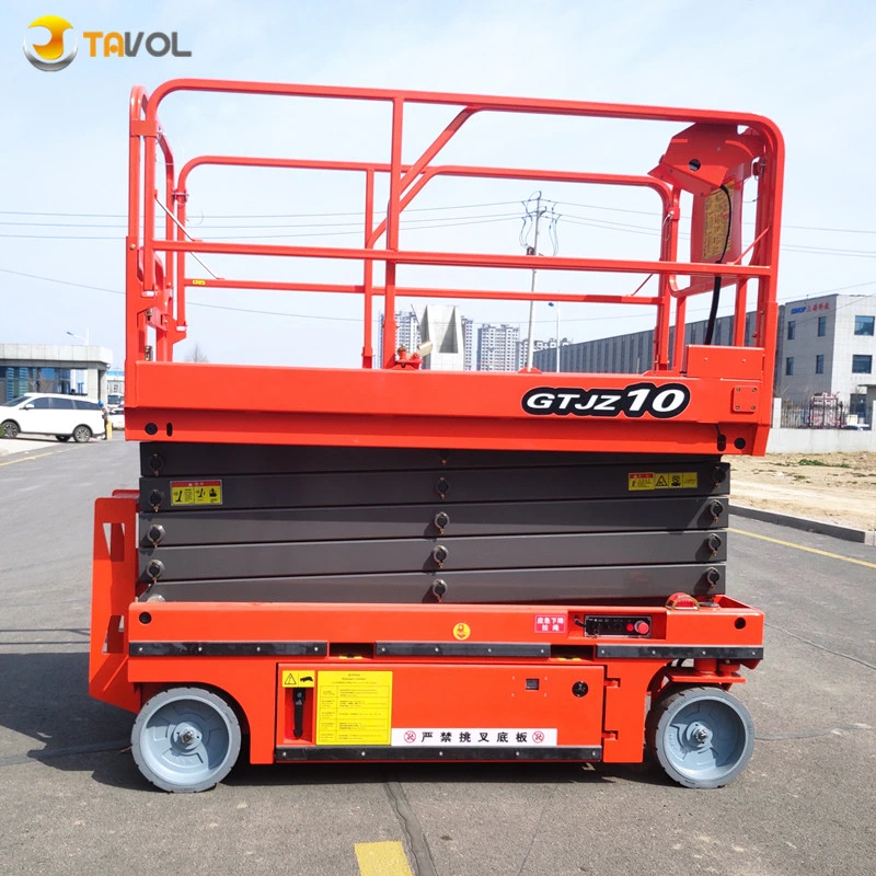 6m 8m 10m 12m 14m Low Profile Auto Self-Propelled Scissor Lift Pallet Truck