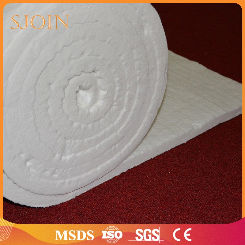 Factory Price 1260 Degree Refractory Alumina Silicate Needle Ceramic Fiber Insulation Blanket Thermawrap Insulation Thermal Insulation Material