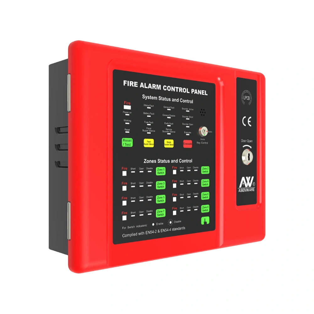 Alarme de détection incendie conventionnels Intelligent System Control Panel 1-32 Zone