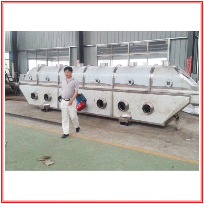 Vibração horizontal equipamento de secagem do leito fluido para secar o ácido málico/ acido maleico