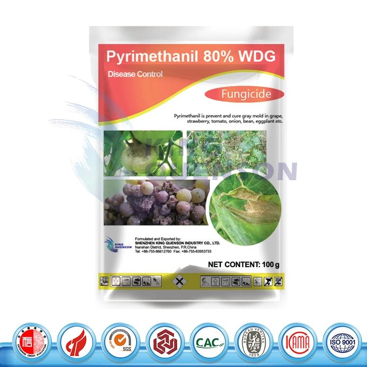 Fungicide Bactericide Pyrimethanil 98% Tc 80% Wdg 40% Sc 20% Wp