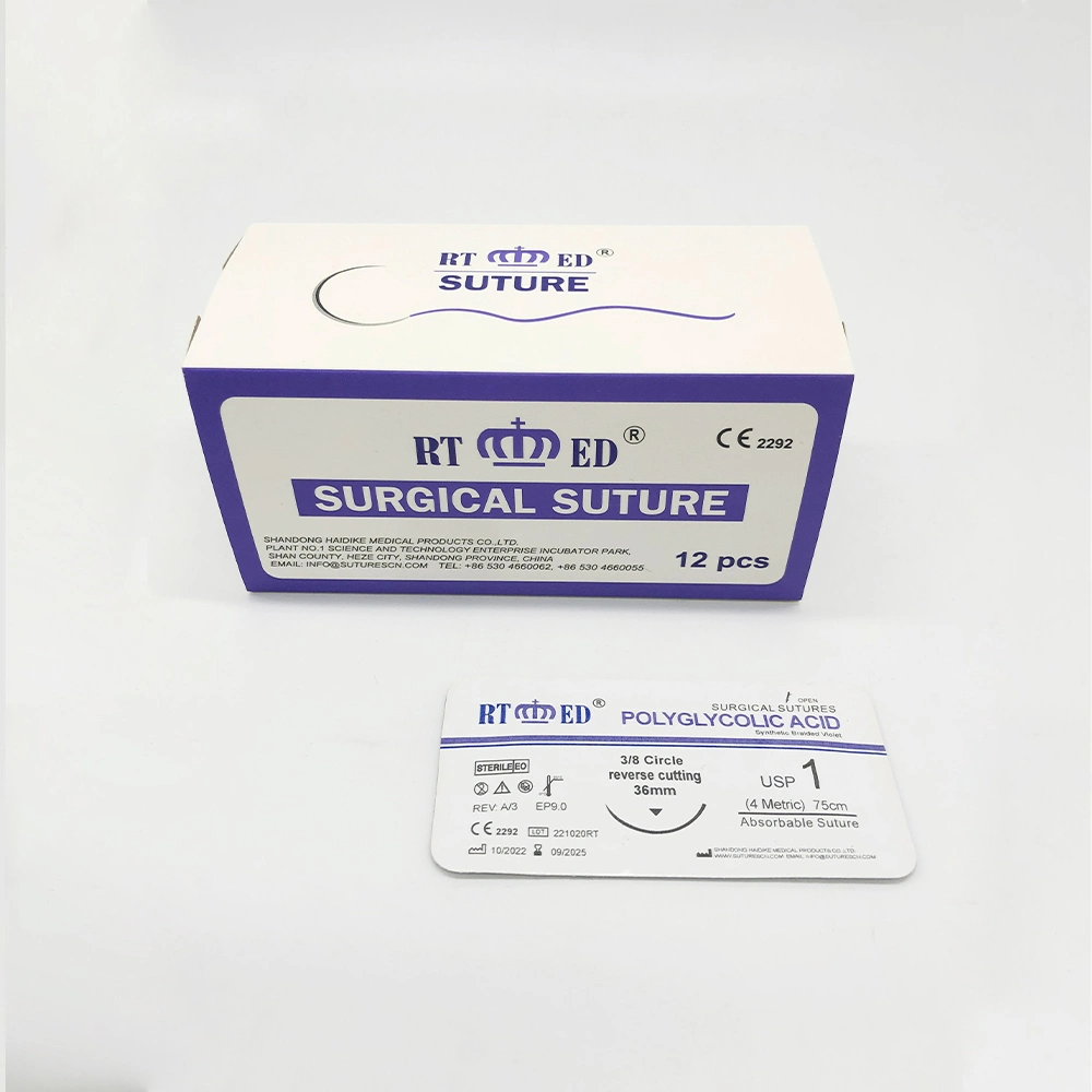 Disposable Medical Supplies PGA Surgical Suture/Absorbable Surgical Suture