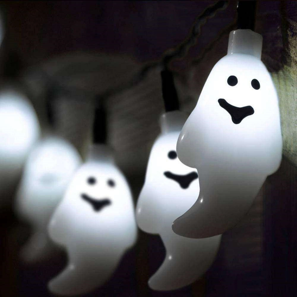 Halloween Pumpkin Ghost LED Skeleton Carnival Festival Party Courtyard Decoration String Light