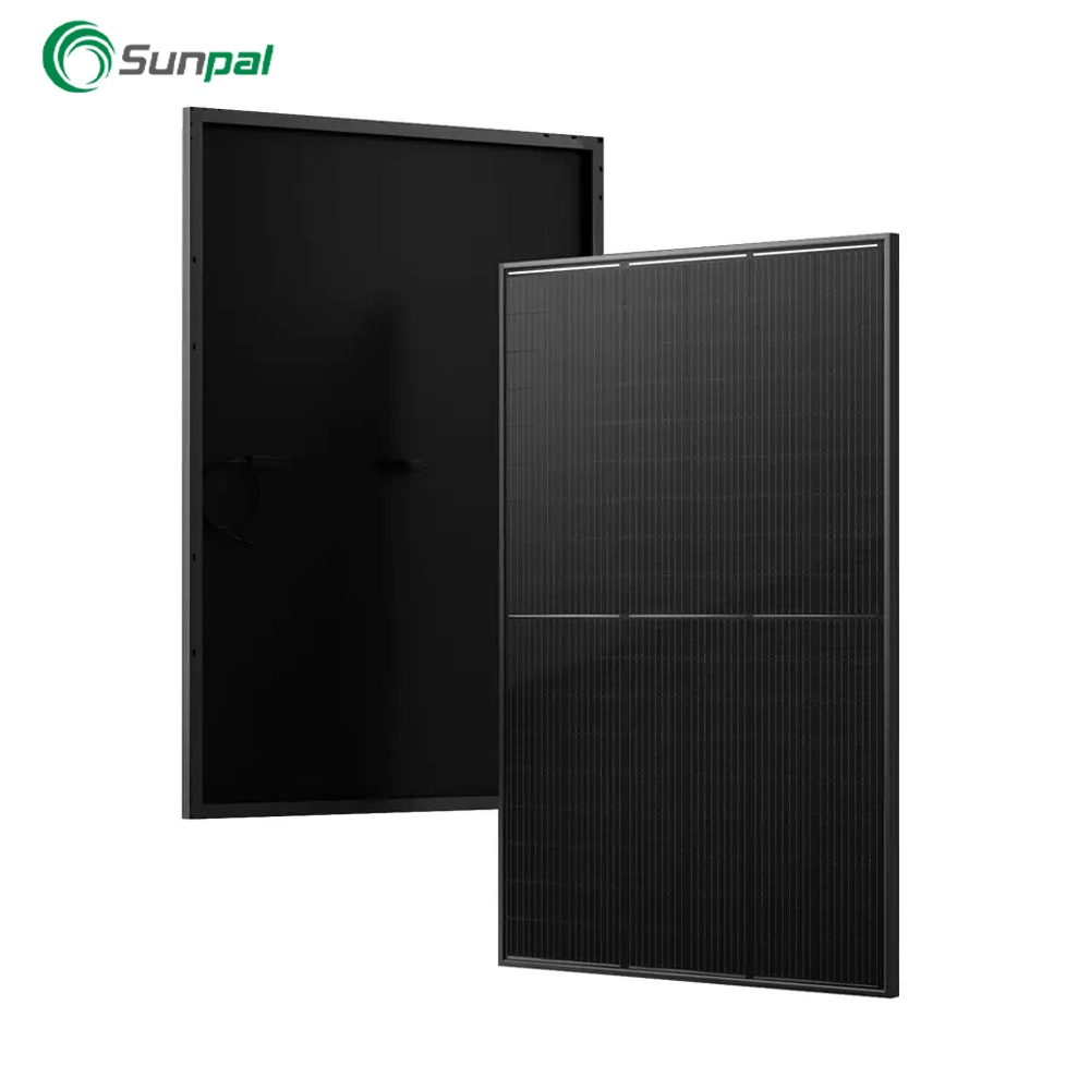 Sunpal Bester Preis pro Watt All Black 415 Watt 410W 405W 430W Preta Dach Solar-Elektro-Panel für Camper