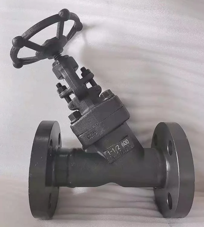 Y-Type Forged Steel Globe Valve Cast Steel