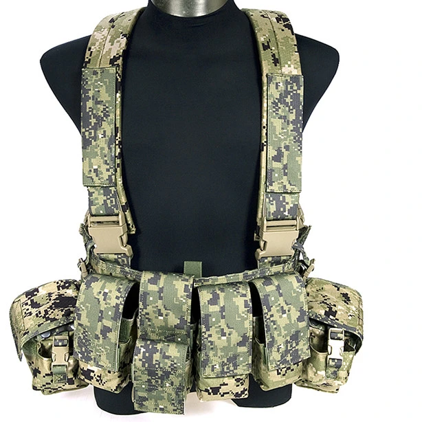 En el exterior de nylon 900d Multi-Pockets Module-System Chaleco táctico Multicam