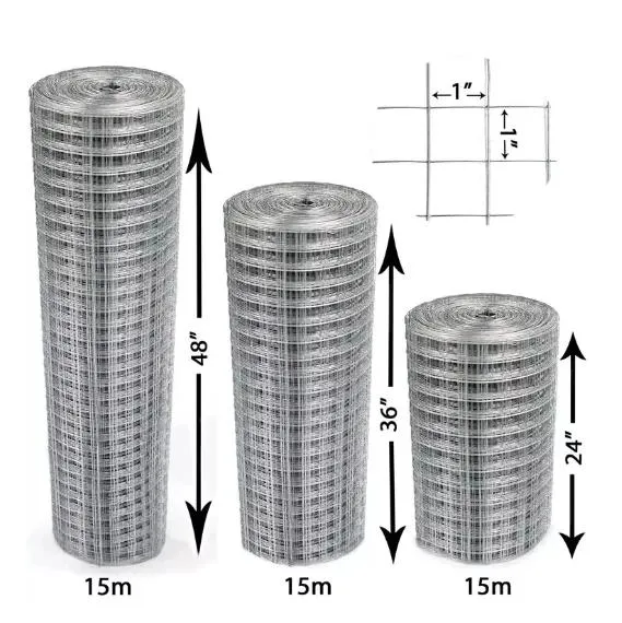 Stainless Steel/ Galvanized Welded Wire Mesh Mild Steel Wire Net