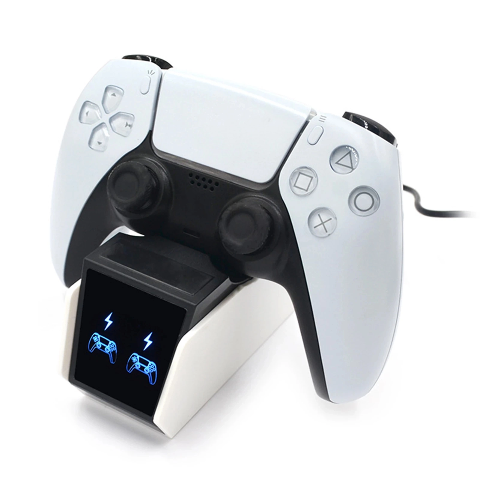 P5 Dual Charger Base Controller Fast Charger Dock for Controller Gamepad Fast Charger Stand Charging Base