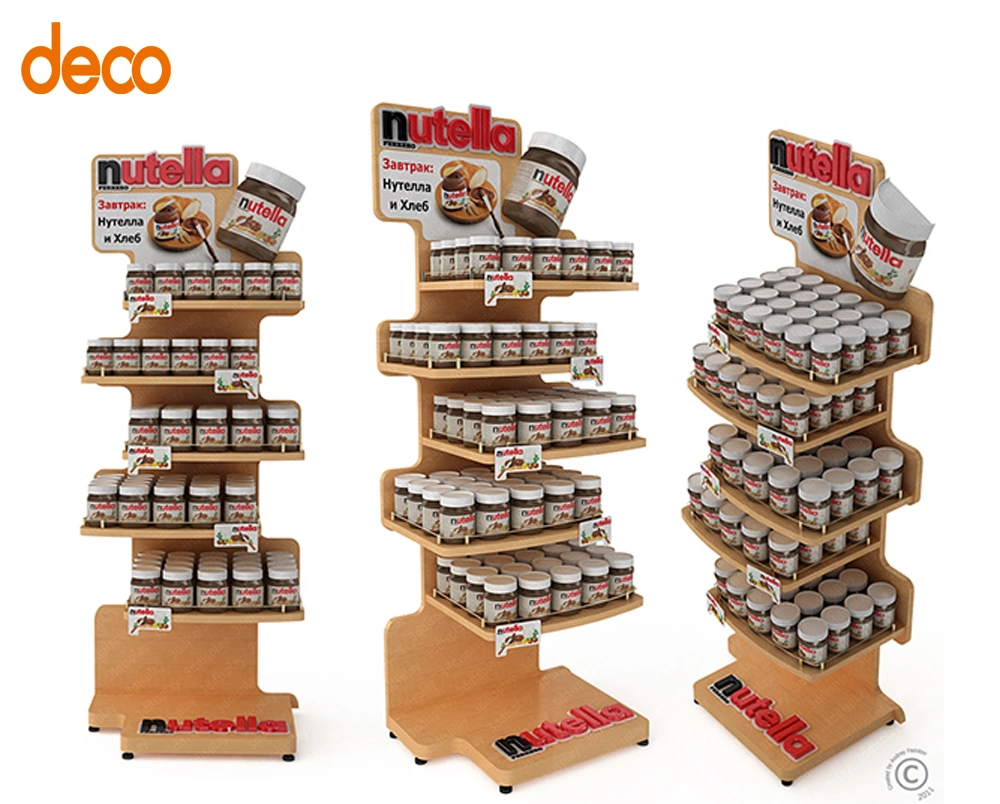Wholesale/Supplier Advertising Corrugated Paper Chocolate Retail Display Shelf