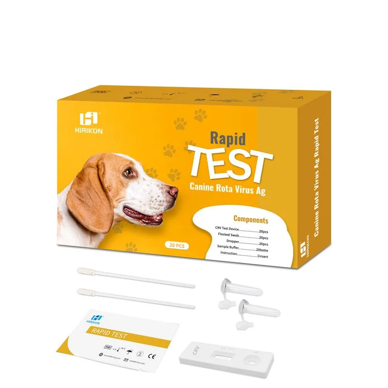 Hirikon Colloidal Gold Based Canine Rota Virus (RV) AG Test for Accurate Detection of Disease