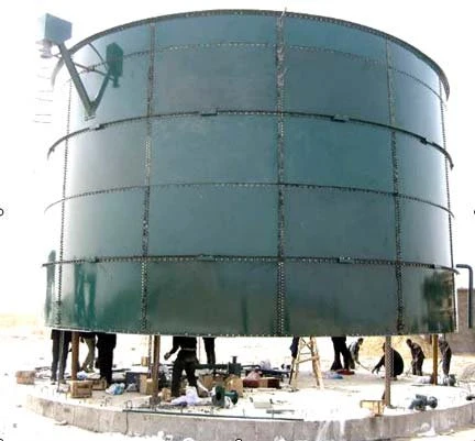 500m3 Big Capacity Good Corrosion Resistance Landfill Waste Water Assembled Storage Tank