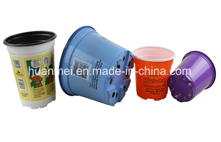 Colorful Printing Flower Pot, Customized Designed Pot, Upc Scanable Pot